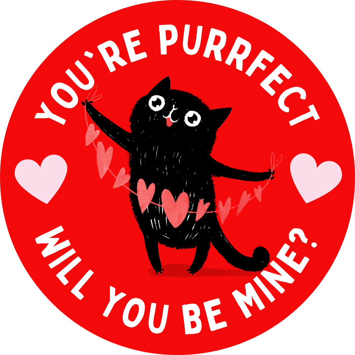 Be Mine Valentine Decal