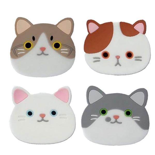 Cat Coasters - Set of 4
