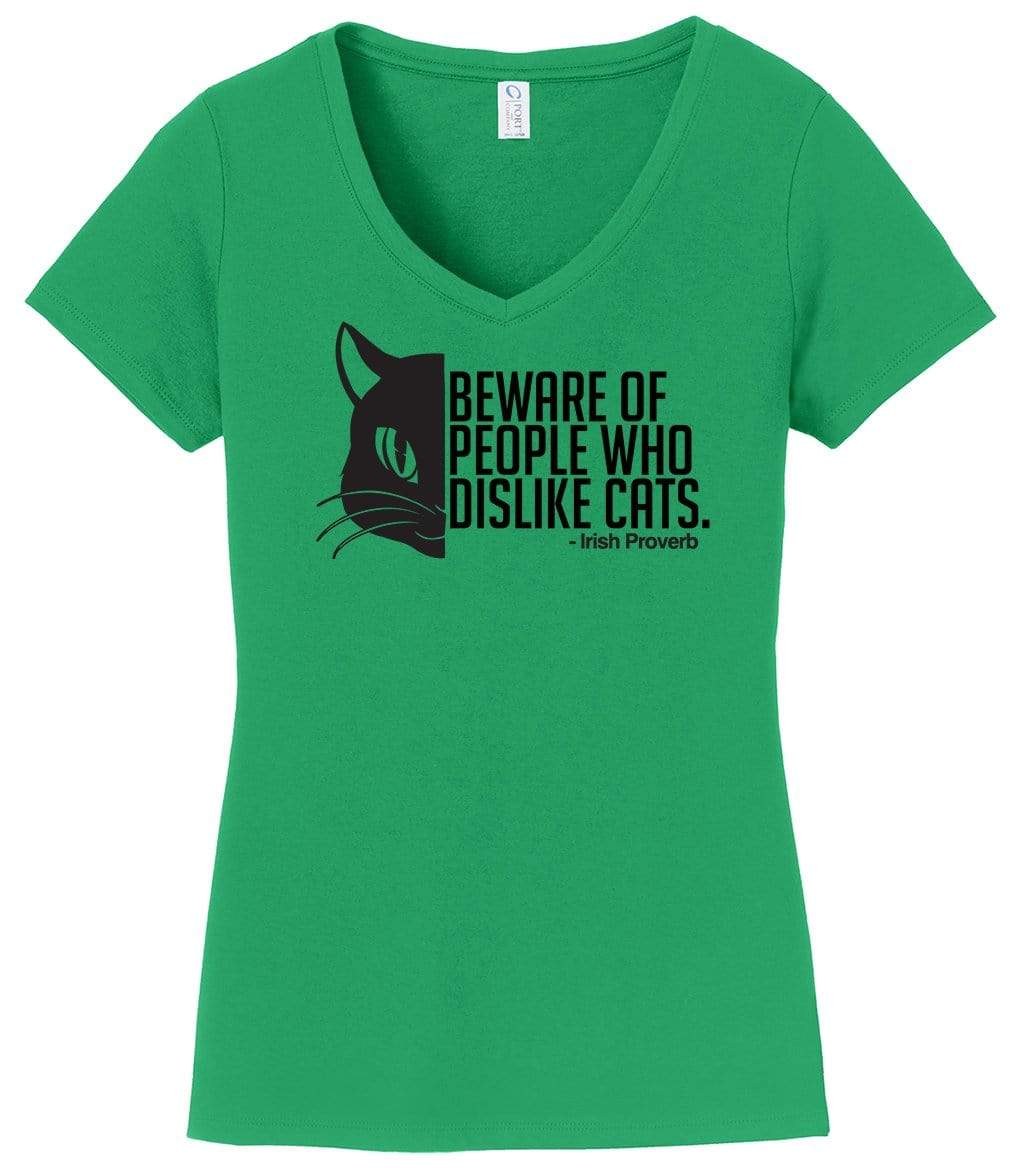 Irish Proverb Cat T-Shirt  Women's