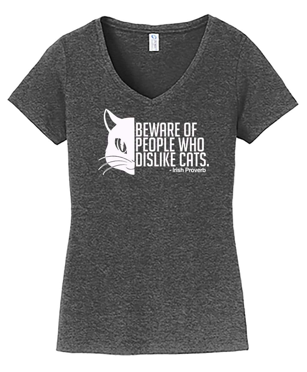 Irish Proverb Cat T-Shirt | Women&#39;s Cut