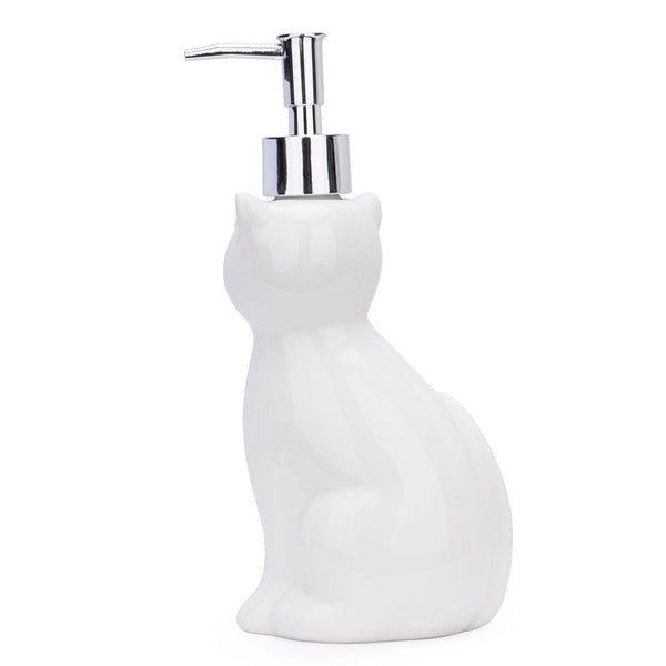 Ceramic Cat Soap Dispenser Triple T Studios