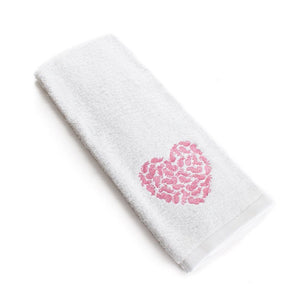 Cat Heart Hand Towel