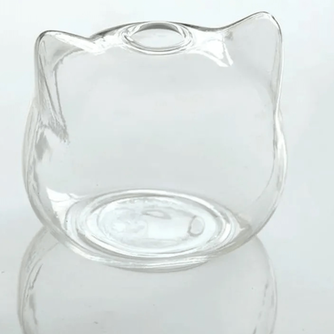 Small Glass Cat Vase | Triple T Studios